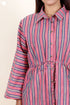 Cambric Cotton Dress In Block Print